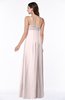 ColsBM Natalie Light Pink Glamorous A-line Sleeveless Floor Length Ruching Plus Size Bridesmaid Dresses
