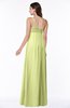 ColsBM Natalie Lime Green Glamorous A-line Sleeveless Floor Length Ruching Plus Size Bridesmaid Dresses