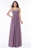 ColsBM Natalie Mauve Glamorous A-line Sleeveless Floor Length Ruching Plus Size Bridesmaid Dresses