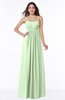 ColsBM Natalie Pale Green Glamorous A-line Sleeveless Floor Length Ruching Plus Size Bridesmaid Dresses