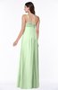 ColsBM Natalie Pale Green Glamorous A-line Sleeveless Floor Length Ruching Plus Size Bridesmaid Dresses
