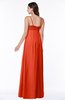 ColsBM Natalie Persimmon Glamorous A-line Sleeveless Floor Length Ruching Plus Size Bridesmaid Dresses