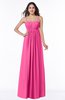 ColsBM Natalie Rose Pink Glamorous A-line Sleeveless Floor Length Ruching Plus Size Bridesmaid Dresses