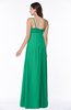 ColsBM Natalie Sea Green Glamorous A-line Sleeveless Floor Length Ruching Plus Size Bridesmaid Dresses