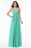 ColsBM Natalie Seafoam Green Glamorous A-line Sleeveless Floor Length Ruching Plus Size Bridesmaid Dresses