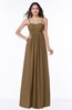 ColsBM Natalie Truffle Glamorous A-line Sleeveless Floor Length Ruching Plus Size Bridesmaid Dresses