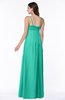 ColsBM Natalie Viridian Green Glamorous A-line Sleeveless Floor Length Ruching Plus Size Bridesmaid Dresses