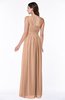 ColsBM Fiona Almost Apricot Classic A-line Asymmetric Neckline Chiffon Floor Length Sash Plus Size Bridesmaid Dresses
