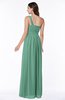 ColsBM Fiona Beryl Green Classic A-line Asymmetric Neckline Chiffon Floor Length Sash Plus Size Bridesmaid Dresses