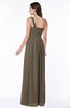 ColsBM Fiona Carafe Brown Classic A-line Asymmetric Neckline Chiffon Floor Length Sash Plus Size Bridesmaid Dresses