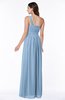 ColsBM Fiona Dusty Blue Classic A-line Asymmetric Neckline Chiffon Floor Length Sash Plus Size Bridesmaid Dresses