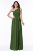 ColsBM Fiona Garden Green Classic A-line Asymmetric Neckline Chiffon Floor Length Sash Plus Size Bridesmaid Dresses