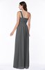 ColsBM Fiona Grey Classic A-line Asymmetric Neckline Chiffon Floor Length Sash Plus Size Bridesmaid Dresses