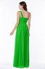 ColsBM Fiona Jasmine Green Classic A-line Asymmetric Neckline Chiffon Floor Length Sash Plus Size Bridesmaid Dresses