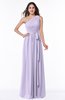 ColsBM Fiona Pastel Lilac Classic A-line Asymmetric Neckline Chiffon Floor Length Sash Plus Size Bridesmaid Dresses