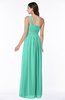 ColsBM Fiona Seafoam Green Classic A-line Asymmetric Neckline Chiffon Floor Length Sash Plus Size Bridesmaid Dresses