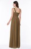 ColsBM Fiona Truffle Classic A-line Asymmetric Neckline Chiffon Floor Length Sash Plus Size Bridesmaid Dresses