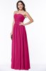 ColsBM Lily Beetroot Purple Plain A-line Strapless Chiffon Ruching Plus Size Bridesmaid Dresses