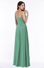 ColsBM Lily Beryl Green Plain A-line Strapless Chiffon Ruching Plus Size Bridesmaid Dresses