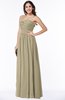 ColsBM Lily Candied Ginger Plain A-line Strapless Chiffon Ruching Plus Size Bridesmaid Dresses