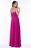 ColsBM Lily Hot Pink Plain A-line Strapless Chiffon Ruching Plus Size Bridesmaid Dresses