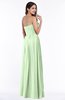 ColsBM Lily Pale Green Plain A-line Strapless Chiffon Ruching Plus Size Bridesmaid Dresses