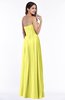 ColsBM Lily Pale Yellow Plain A-line Strapless Chiffon Ruching Plus Size Bridesmaid Dresses