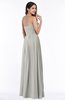 ColsBM Lily Platinum Plain A-line Strapless Chiffon Ruching Plus Size Bridesmaid Dresses