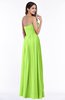 ColsBM Lily Sharp Green Plain A-line Strapless Chiffon Ruching Plus Size Bridesmaid Dresses