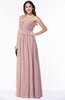 ColsBM Lily Silver Pink Plain A-line Strapless Chiffon Ruching Plus Size Bridesmaid Dresses