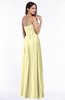 ColsBM Lily Soft Yellow Plain A-line Strapless Chiffon Ruching Plus Size Bridesmaid Dresses