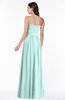 ColsBM Leslie Blue Glass Classic Strapless Sleeveless Zipper Floor Length Ribbon Plus Size Bridesmaid Dresses