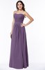 ColsBM Leslie Chinese Violet Classic Strapless Sleeveless Zipper Floor Length Ribbon Plus Size Bridesmaid Dresses