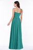 ColsBM Leslie Emerald Green Classic Strapless Sleeveless Zipper Floor Length Ribbon Plus Size Bridesmaid Dresses