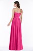 ColsBM Leslie Fandango Pink Classic Strapless Sleeveless Zipper Floor Length Ribbon Plus Size Bridesmaid Dresses