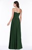ColsBM Leslie Hunter Green Classic Strapless Sleeveless Zipper Floor Length Ribbon Plus Size Bridesmaid Dresses