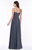ColsBM Leslie Nightshadow Blue Classic Strapless Sleeveless Zipper Floor Length Ribbon Plus Size Bridesmaid Dresses