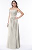 ColsBM Leslie Off White Classic Strapless Sleeveless Zipper Floor Length Ribbon Plus Size Bridesmaid Dresses