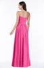 ColsBM Leslie Rose Pink Classic Strapless Sleeveless Zipper Floor Length Ribbon Plus Size Bridesmaid Dresses
