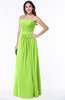 ColsBM Leslie Sharp Green Classic Strapless Sleeveless Zipper Floor Length Ribbon Plus Size Bridesmaid Dresses