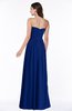 ColsBM Leslie Sodalite Blue Classic Strapless Sleeveless Zipper Floor Length Ribbon Plus Size Bridesmaid Dresses