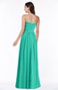 ColsBM Leslie Viridian Green Classic Strapless Sleeveless Zipper Floor Length Ribbon Plus Size Bridesmaid Dresses