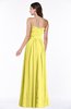 ColsBM Leslie Yellow Iris Classic Strapless Sleeveless Zipper Floor Length Ribbon Plus Size Bridesmaid Dresses