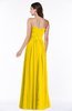 ColsBM Leslie Yellow Classic Strapless Sleeveless Zipper Floor Length Ribbon Plus Size Bridesmaid Dresses