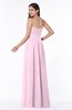 ColsBM Virginia Baby Pink Simple Sweetheart Sleeveless Chiffon Floor Length Ruching Plus Size Bridesmaid Dresses