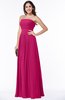 ColsBM Virginia Beetroot Purple Simple Sweetheart Sleeveless Chiffon Floor Length Ruching Plus Size Bridesmaid Dresses