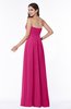ColsBM Virginia Beetroot Purple Simple Sweetheart Sleeveless Chiffon Floor Length Ruching Plus Size Bridesmaid Dresses