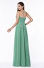 ColsBM Virginia Beryl Green Simple Sweetheart Sleeveless Chiffon Floor Length Ruching Plus Size Bridesmaid Dresses