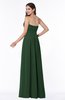 ColsBM Virginia Hunter Green Simple Sweetheart Sleeveless Chiffon Floor Length Ruching Plus Size Bridesmaid Dresses