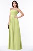 ColsBM Virginia Lime Sherbet Simple Sweetheart Sleeveless Chiffon Floor Length Ruching Plus Size Bridesmaid Dresses